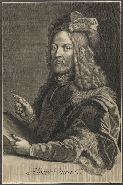 Albrecht Dürer by Gérard Edelinck